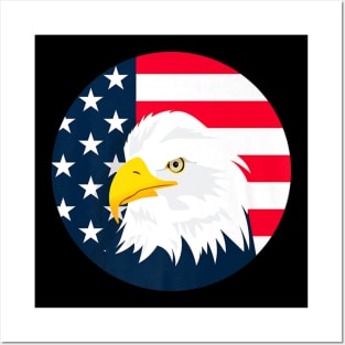 Patriot American Flag Freedom Eagle 4th Of July Posters and Art